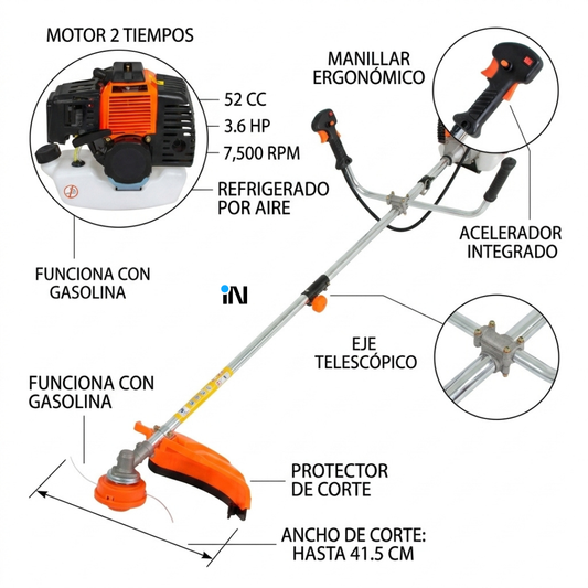CORTACÉSPED A GASOLINA