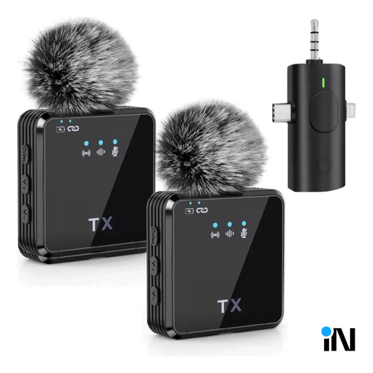 MICROFONO INALAMBRICO WIRELESS F-11 3 EN 1