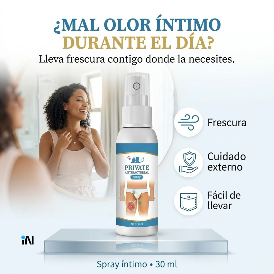 SPRAY ÍNTIMO PARA LOS MALOS OLORES DE 30 ML