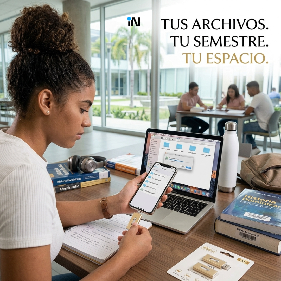 MEMORIA USB INTELIGENTE 3 EN 1 PARA CELULARES IPHONE, ANDROID Y COMPUTADORA  - 256 GB
