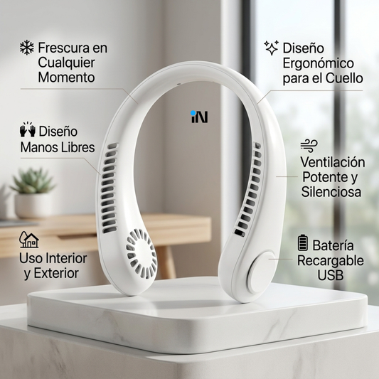 ABANICO VENTILADOR PARA CUELLO