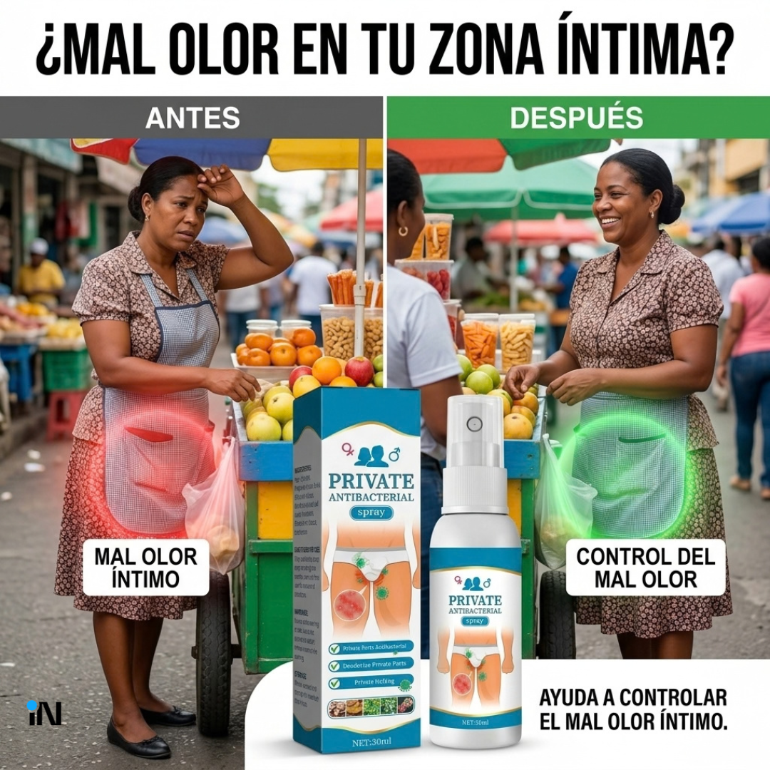 SPRAY ÍNTIMO PARA LOS MALOS OLORES DE 30 ML