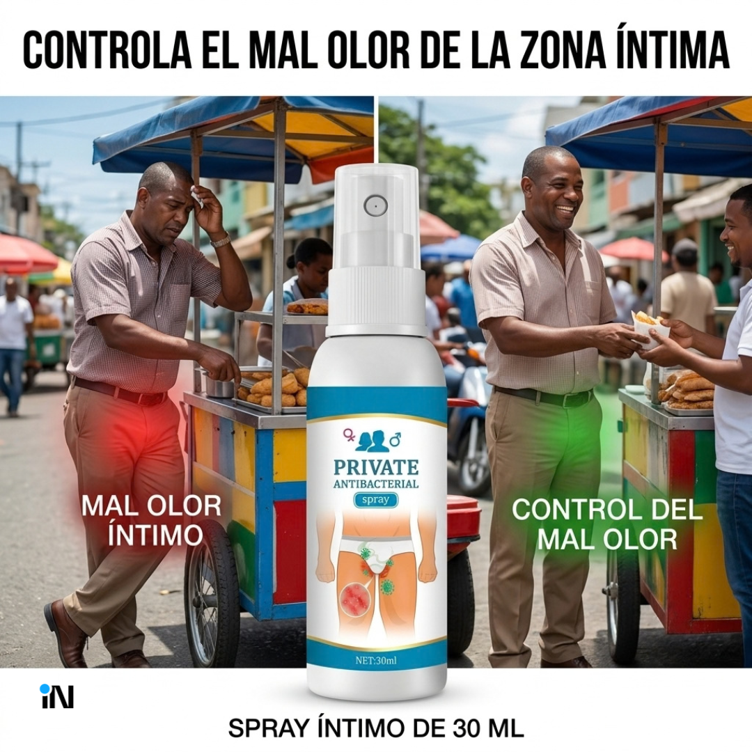 SPRAY ÍNTIMO PARA LOS MALOS OLORES DE 30 ML