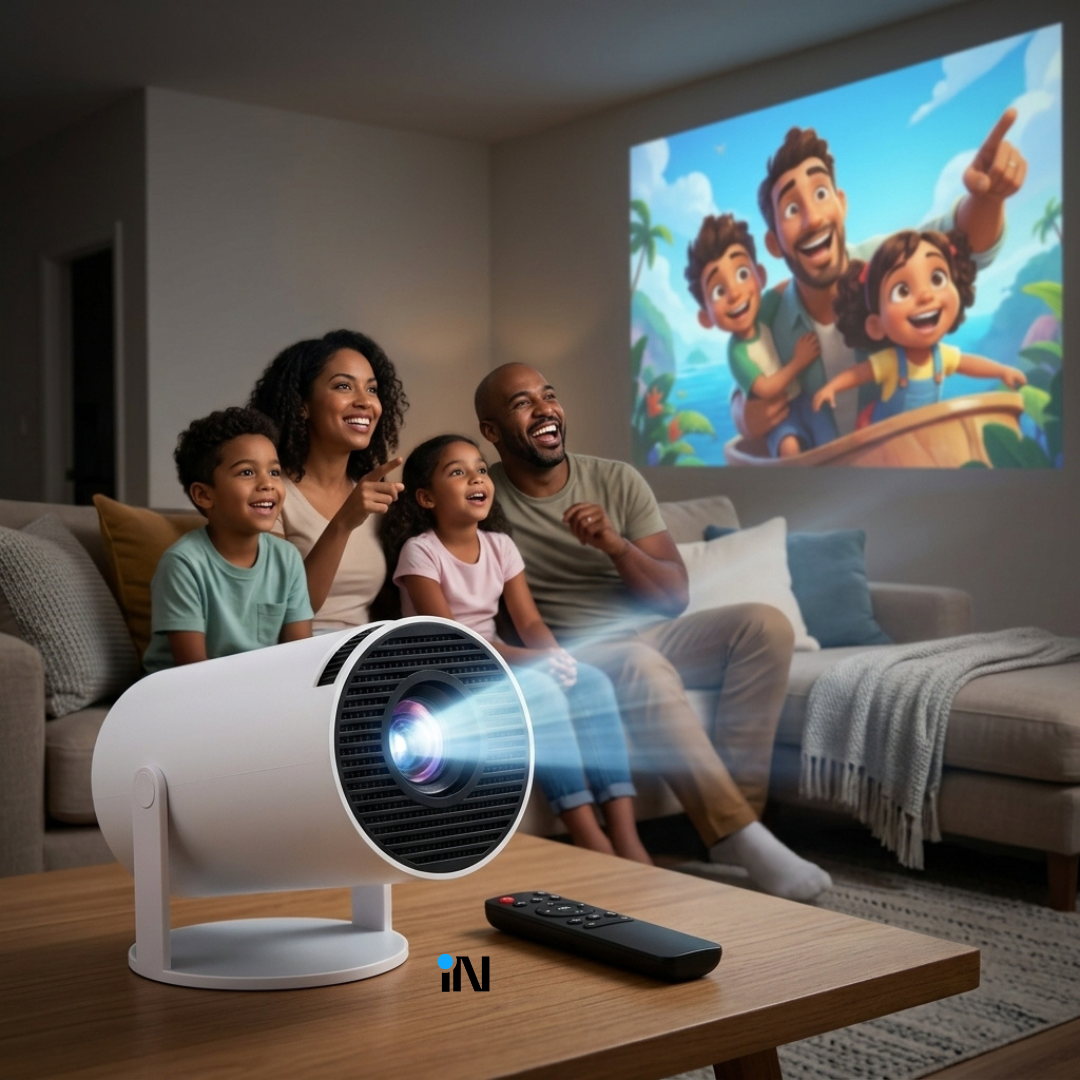 MINI PROYECTOR DE VIDEO PORTATIL ULTRA HD SISTEMA ANDROID