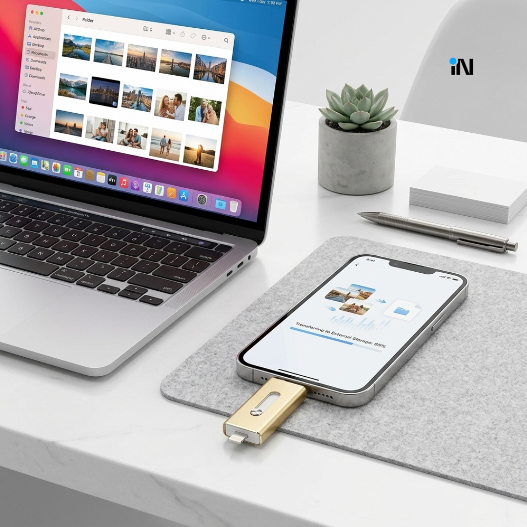 MEMORIA USB INTELIGENTE 3 EN 1 PARA CELULARES IPHONE, ANDROID Y COMPUTADORA  - 256 GB