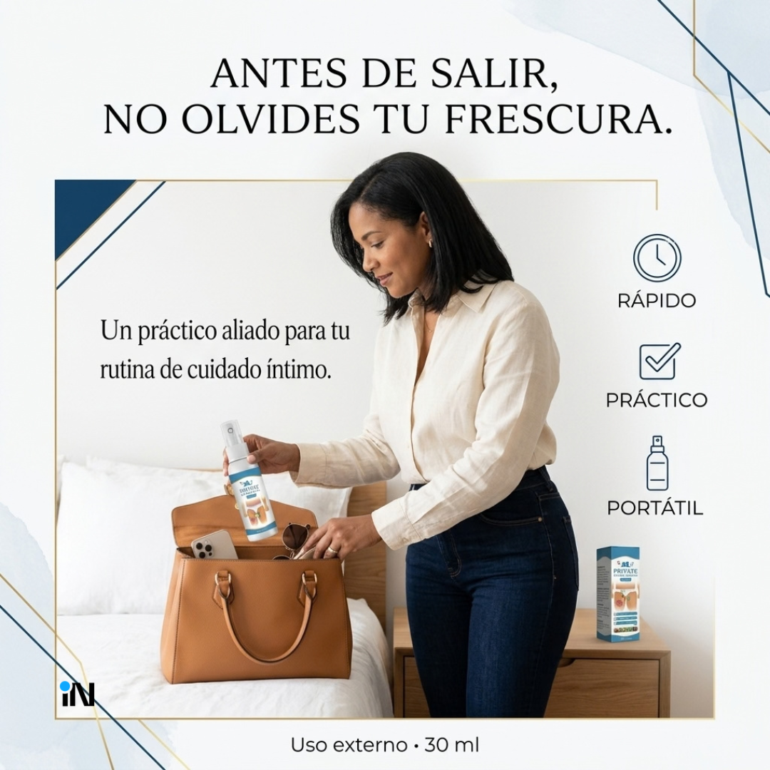 SPRAY ÍNTIMO PARA LOS MALOS OLORES DE 30 ML