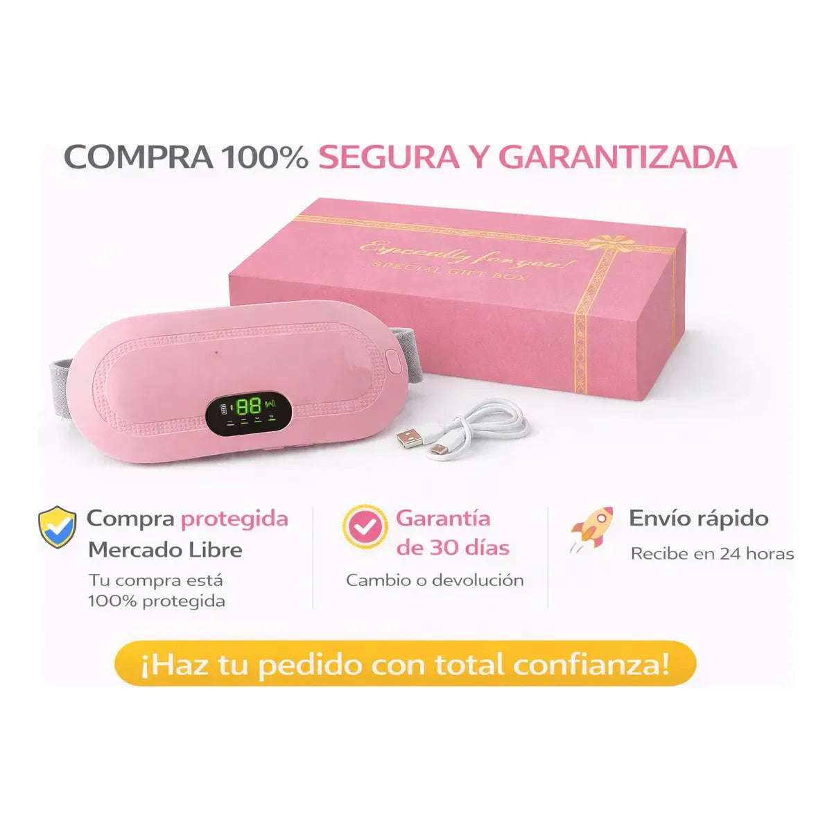 CINTURÓN TÉRMICO ANTICÓLICOS MENSTRUALES