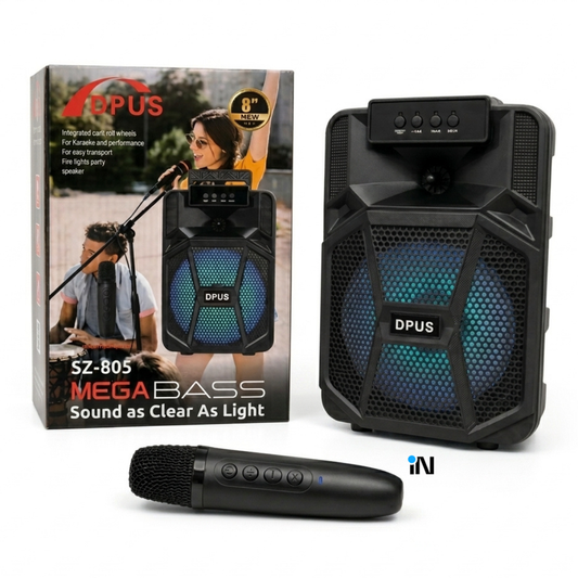 BOCINA MEGA BASS SZ-805 - 8" pulgadas.