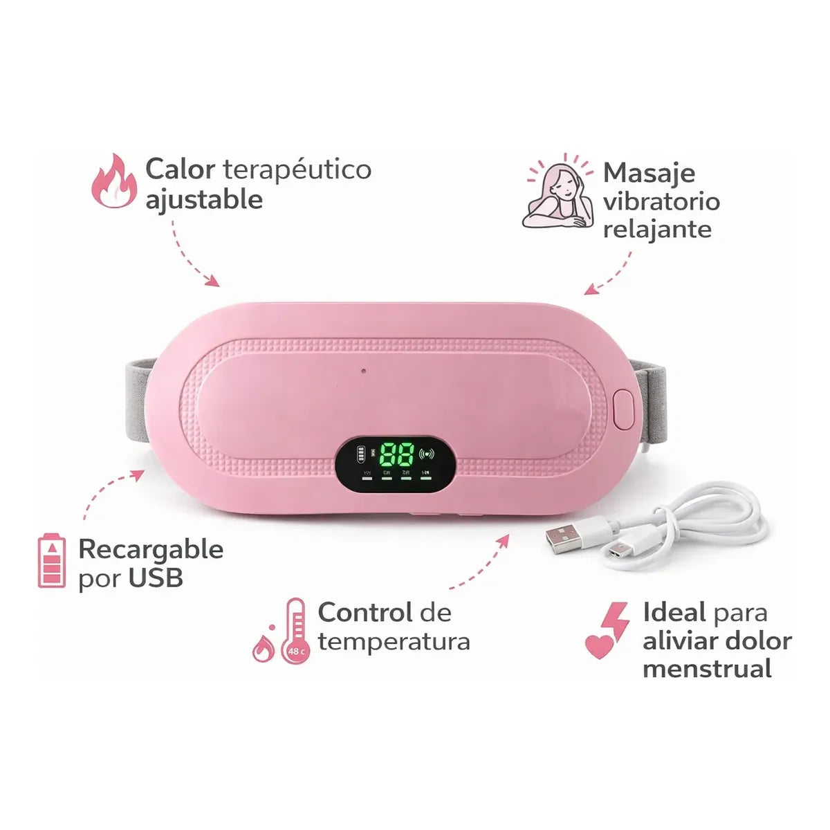 CINTURÓN TÉRMICO ANTICÓLICOS MENSTRUALES